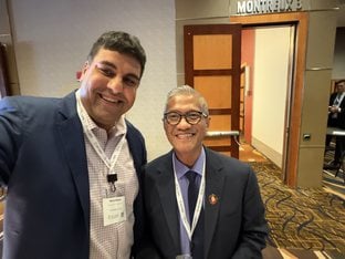 Mukul Bakhshi with Gabriel Sapalaran Jr.