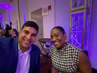 Mukul Bakhshi with Rhonda Scott